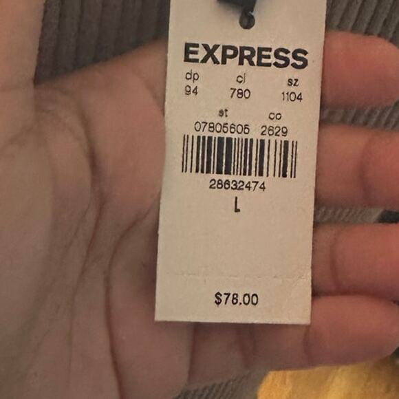 Express Sleeveless Ribbed Midi Sweater Dress | NWT Chic & Flattering - Picture 4 of 7